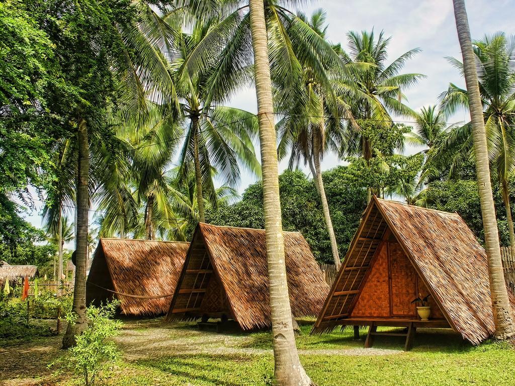 Archery-Asia Nipa Huts Moalboal Eksteriør billede